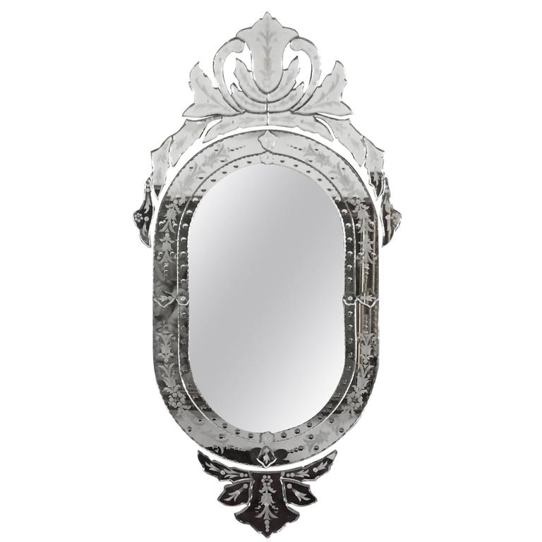 Venetian Mirror With Religious Symbols