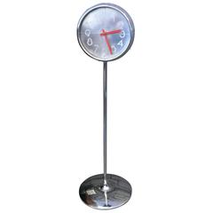 Chrome Standing Clock