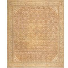 All Over Design Antique Indian Amritsar Rug 7