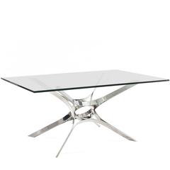 Sculptural Chrome Cocktail Table by Roger Sprunger for Dunbar 4