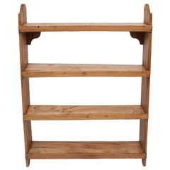 Pine and Chestnut Open Shelves