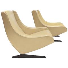 A Pair of Modernist Club Chairs by ISA 
