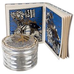 Carl Otto Czeschka "Die Nibelungen" Book and lidded jar 