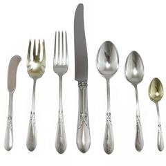 20th Century 'Rose Marie' Sterling Silver Flatware Set by Gorham