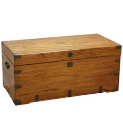 19th Century Camphor Wood Campaign Chest