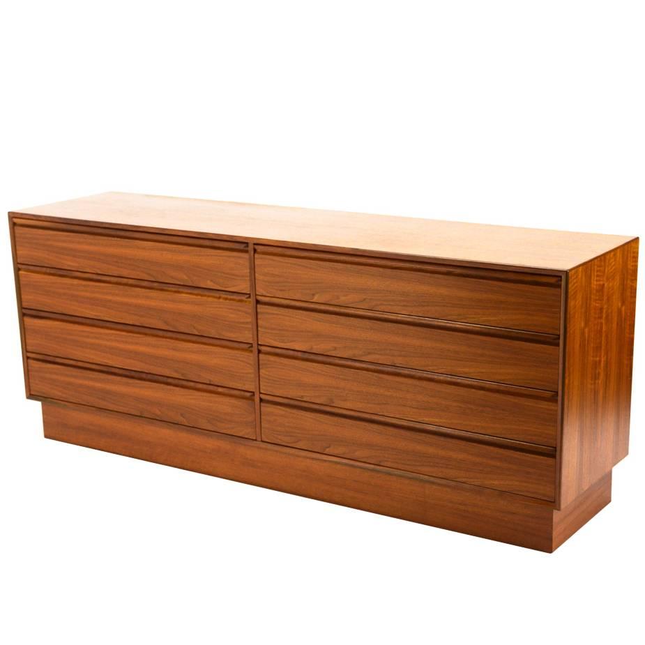 Teak Eight-Drawer Dresser by Westnofa