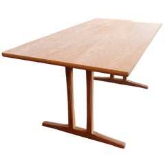 Shaker Dining Table, C18, Designed by Børge Mogensen and F.D.B. Furniture, 1957