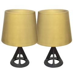 Used Pair of Modern Tom Dixon of London Table Lamps REDUCED 20%