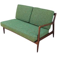 Asymmetrical Settee by Poul Jensen for Selig