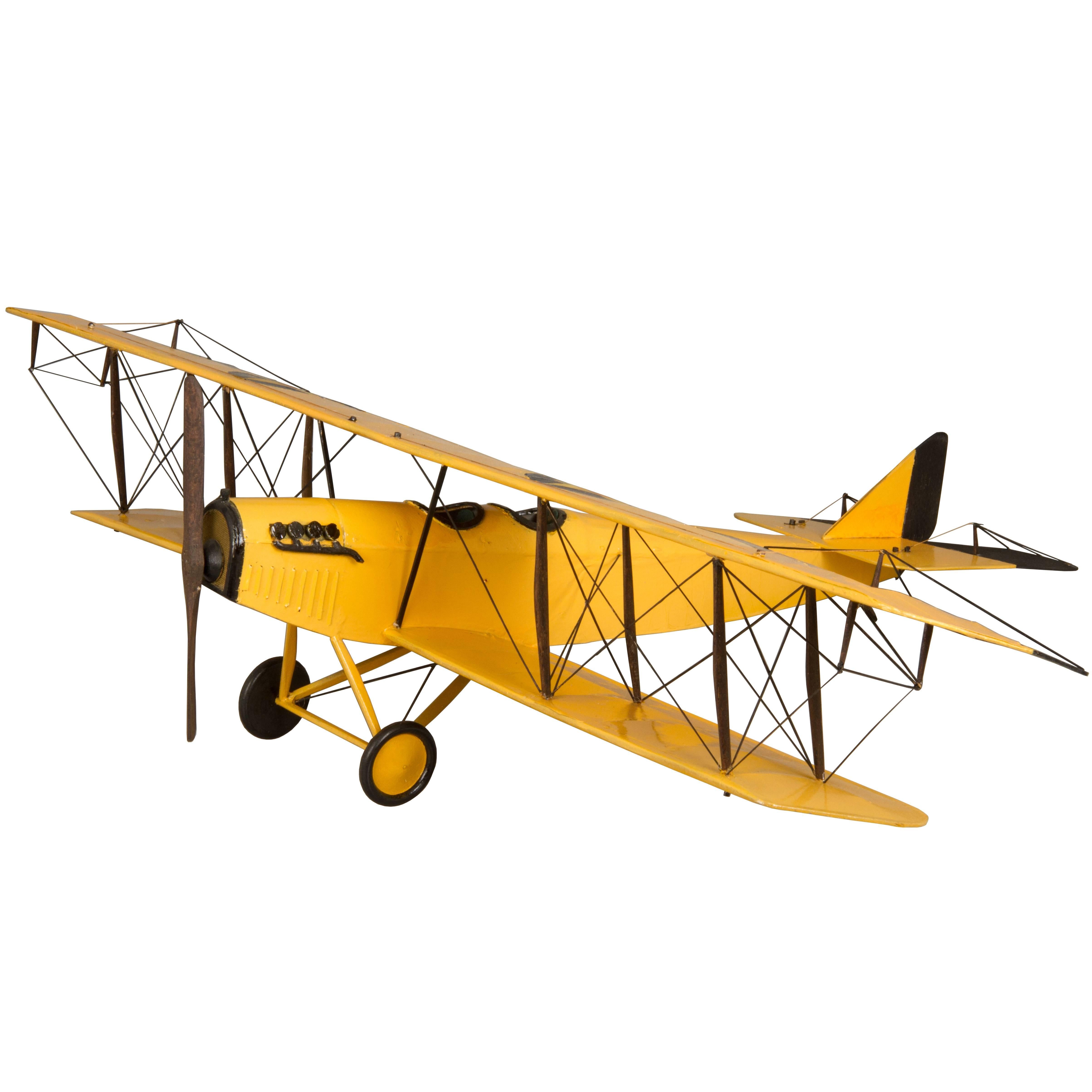 Curtis JN Biplane Handmade Model