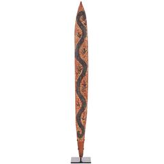 Early 20th Century Tribal Aboriginal Churinga Wood Sculpture, Australia 1