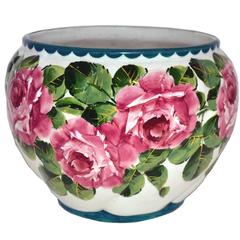 Antique Wemyss Ware Rose Combe Jardinière