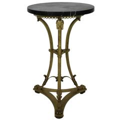 Antique French Gilt Bronze Gueridon Table
