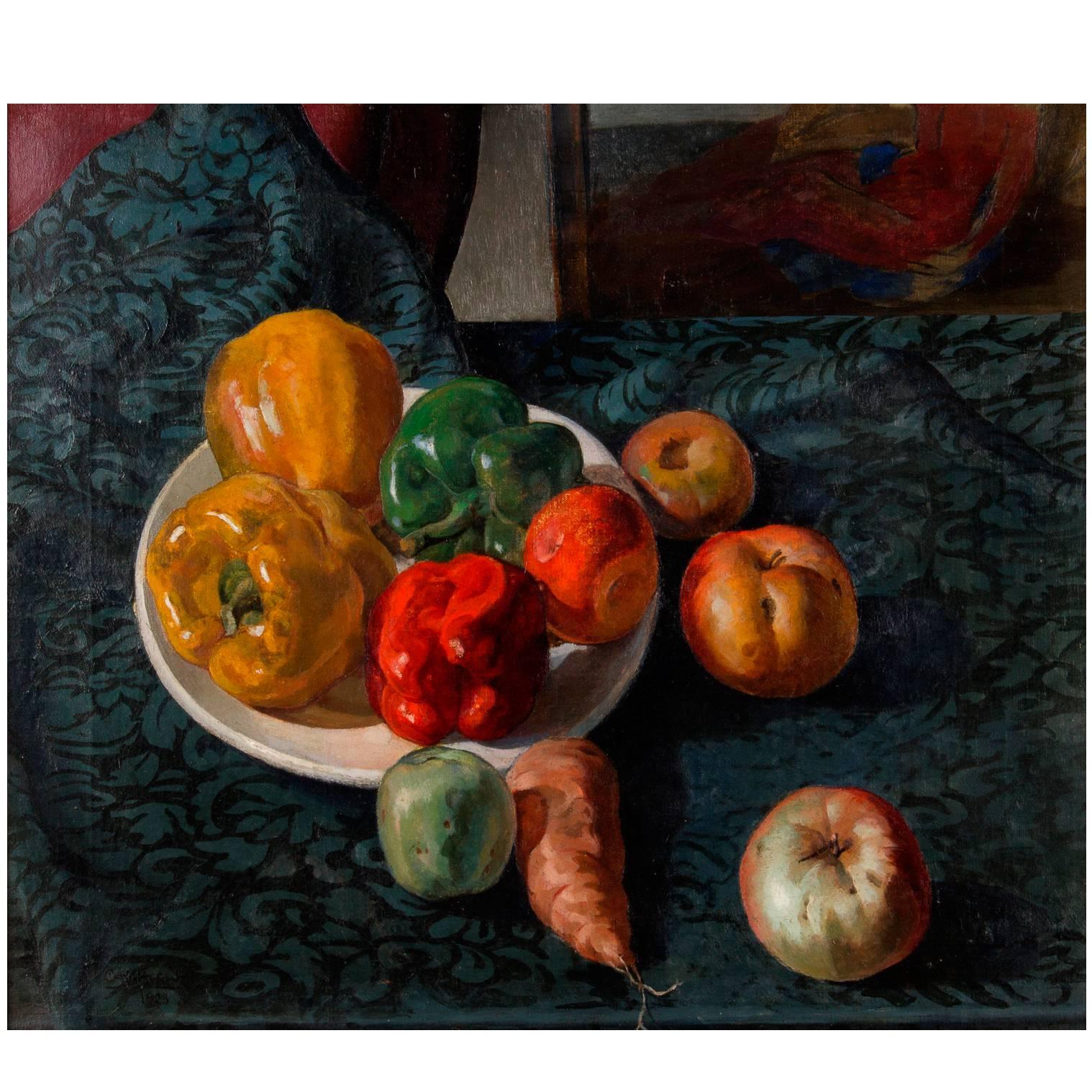 Still Life with Peppers For Sale