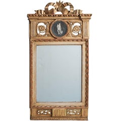 Swedish Gustavian Period Signed Stockholm Mirror, circa 1780