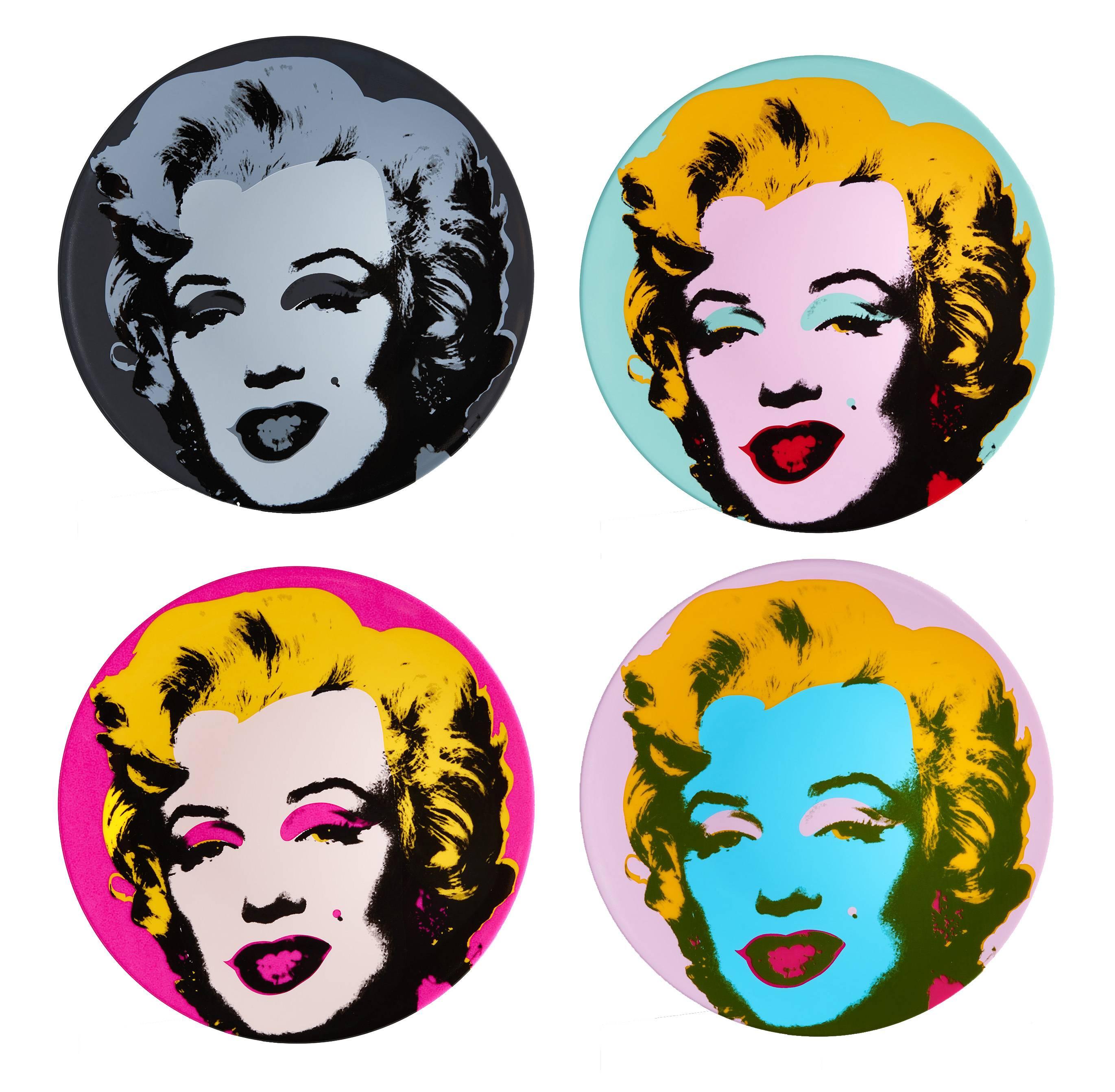 Salad or Dessert Plates, after Andy Warhol