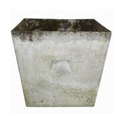 Vintage Square Cement Planter 1