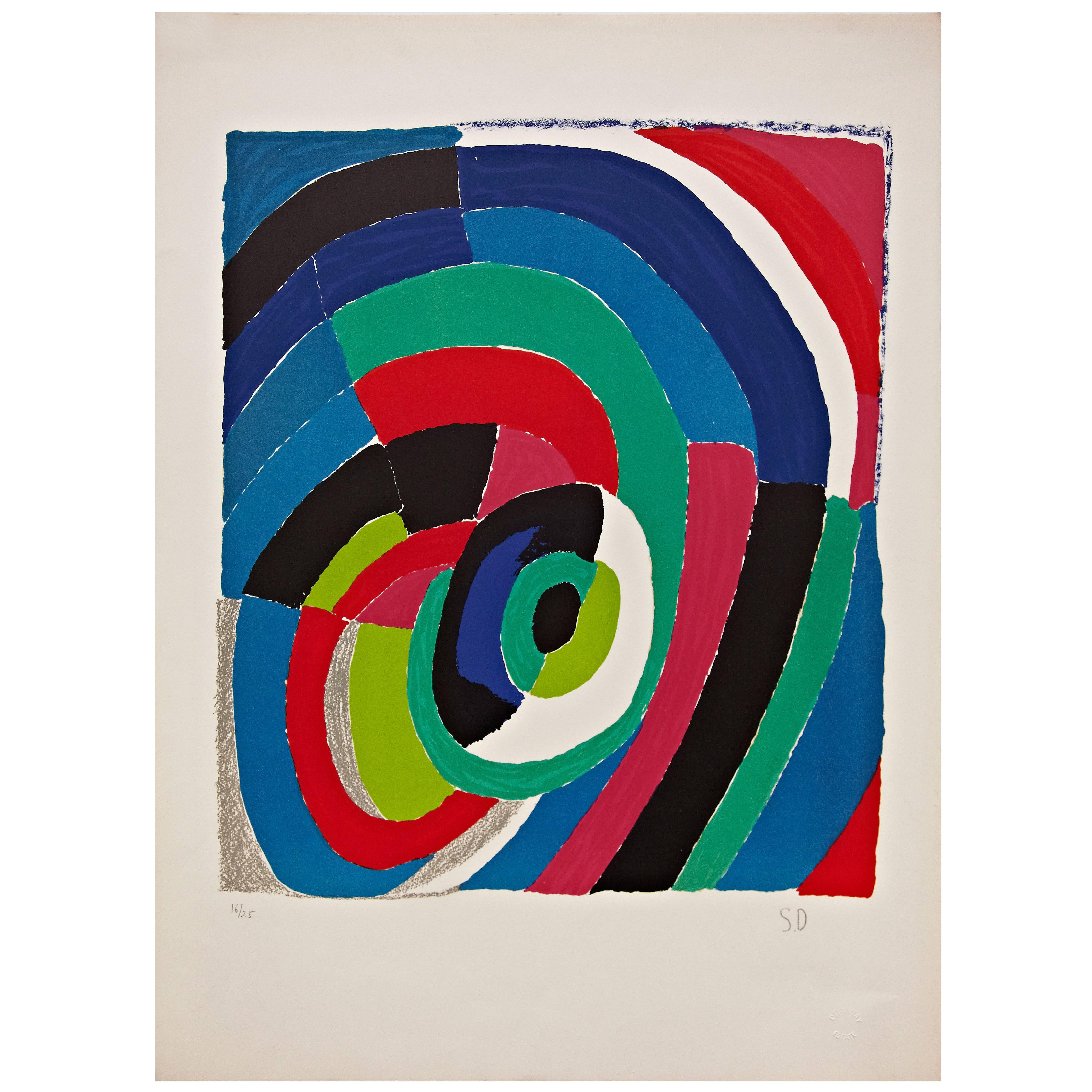 Sonia Delaunay Lithography