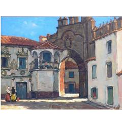'Baeza' Oil Painting by Charles Bisschops 