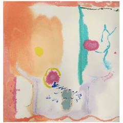 "Beginning" a Signed Print, Helen Frankenthaler