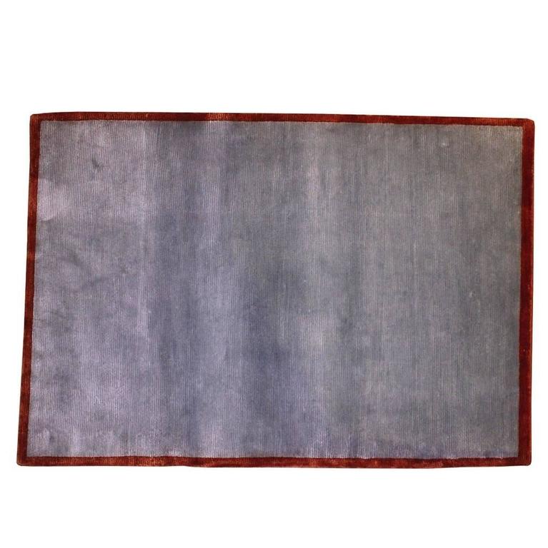 HandKnotted Powder Room Rug For Sale at 1stdibs