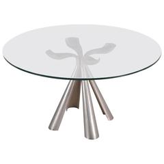 Italian Center or Dinning Table Designed by Introini for Saporiti, 1970s