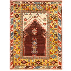 Antique Turkish Bergamo Rug