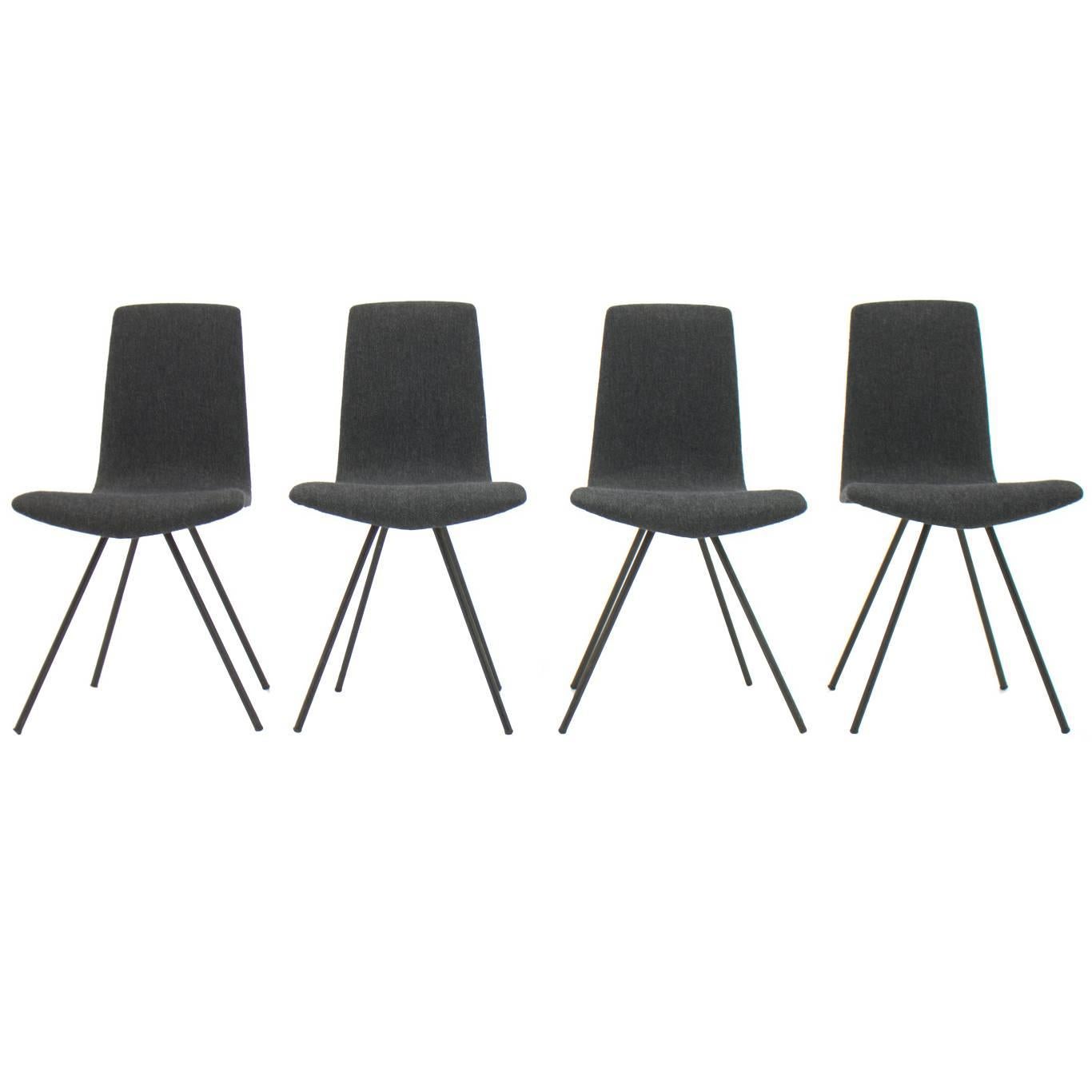 Set of Four Dining Room Chairs by Hans Bellmann, Switzerland, 1952 For Sale