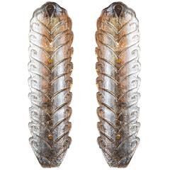 Barovier Silver Leaf Sconce