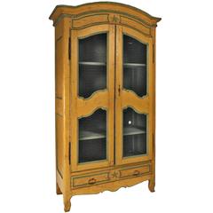 Italian Painted Armoire/Bookcase/Cabinet, circa 1820 9