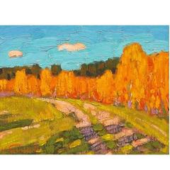 'Autumn' by Russian Painter Kim Britov, Dated 1996