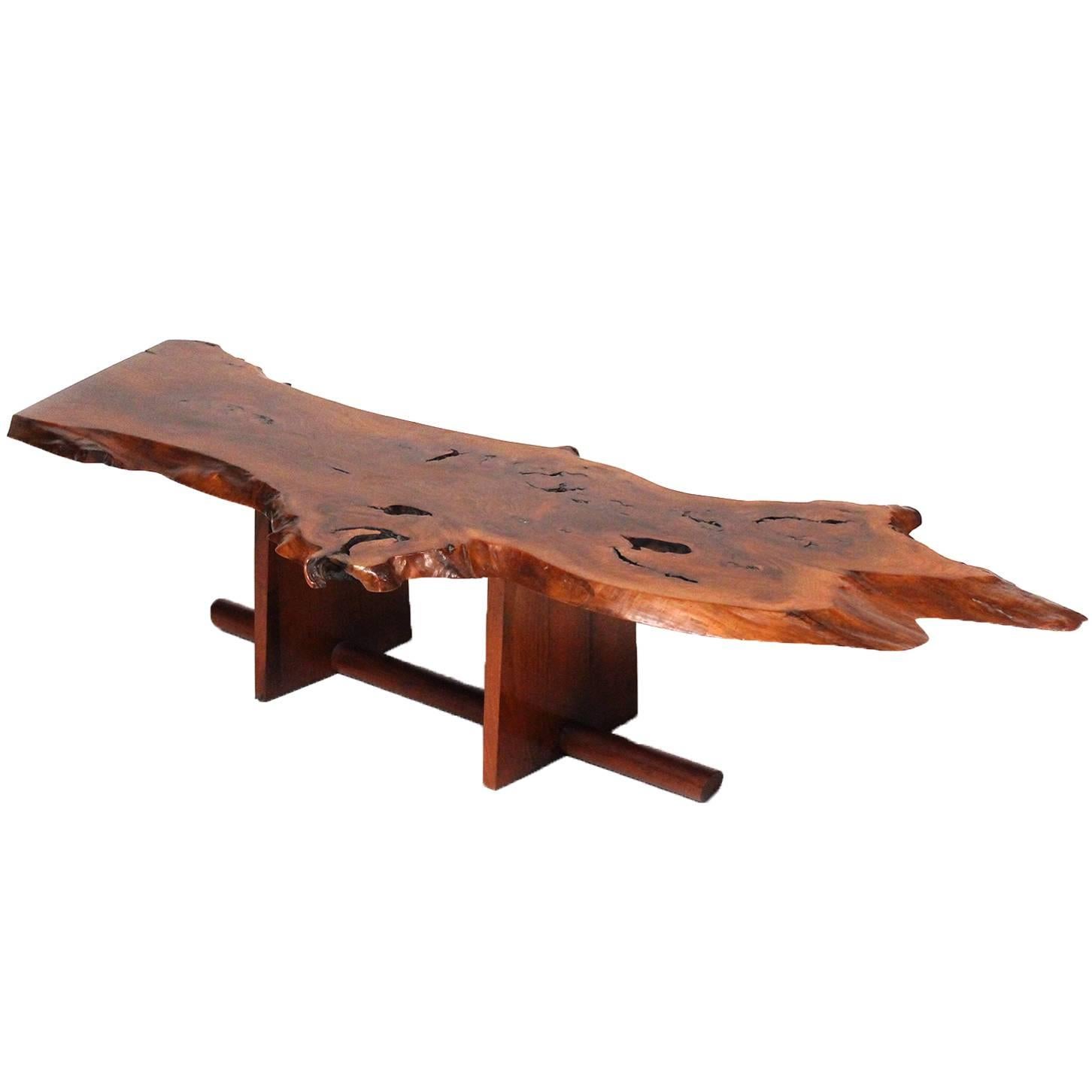 George Nakashima Double Minguren Coffee Table, 1970