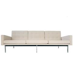 Fully Restored Florence Knoll Parallel Bar Sofa