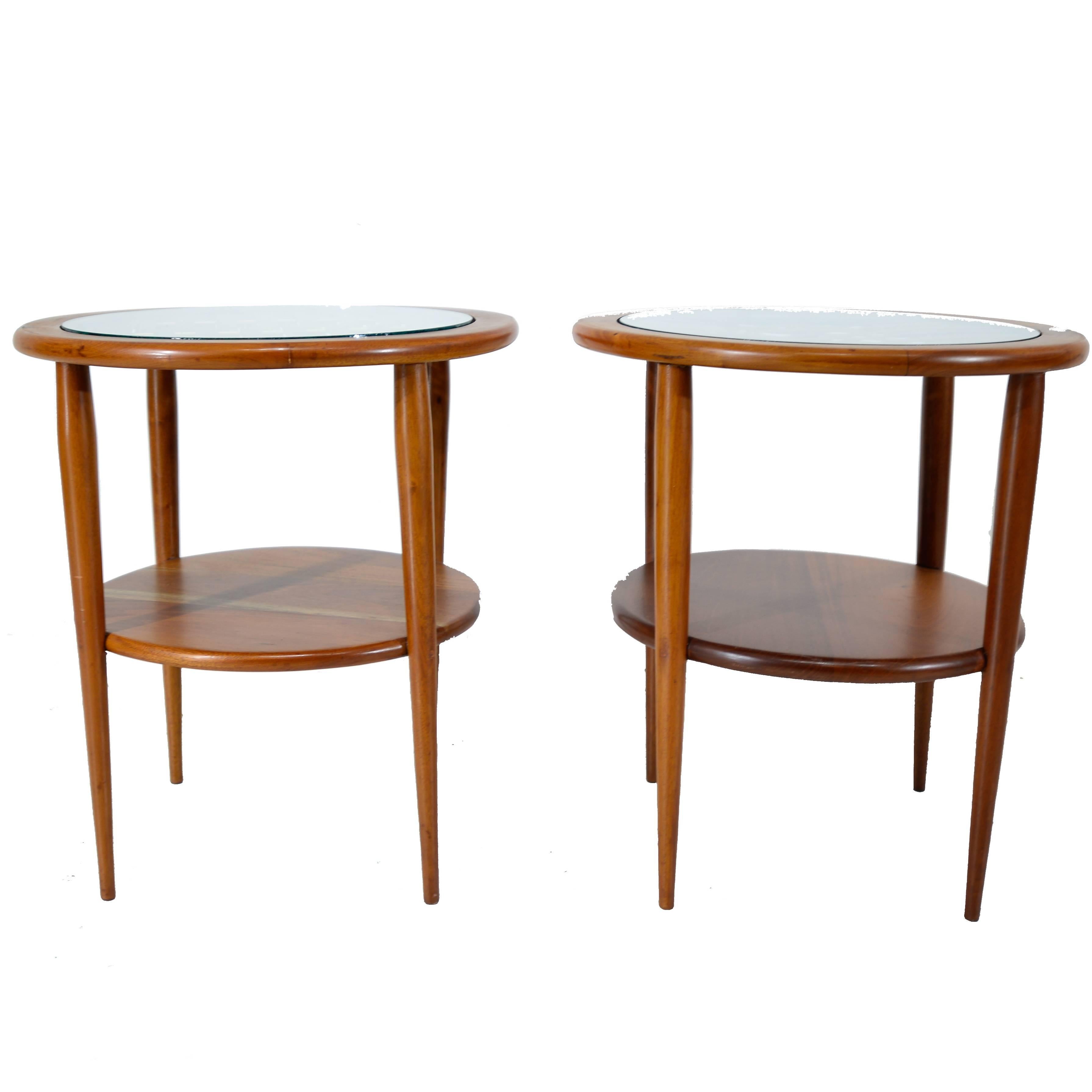 Pair of Mexican Side Tables For Sale