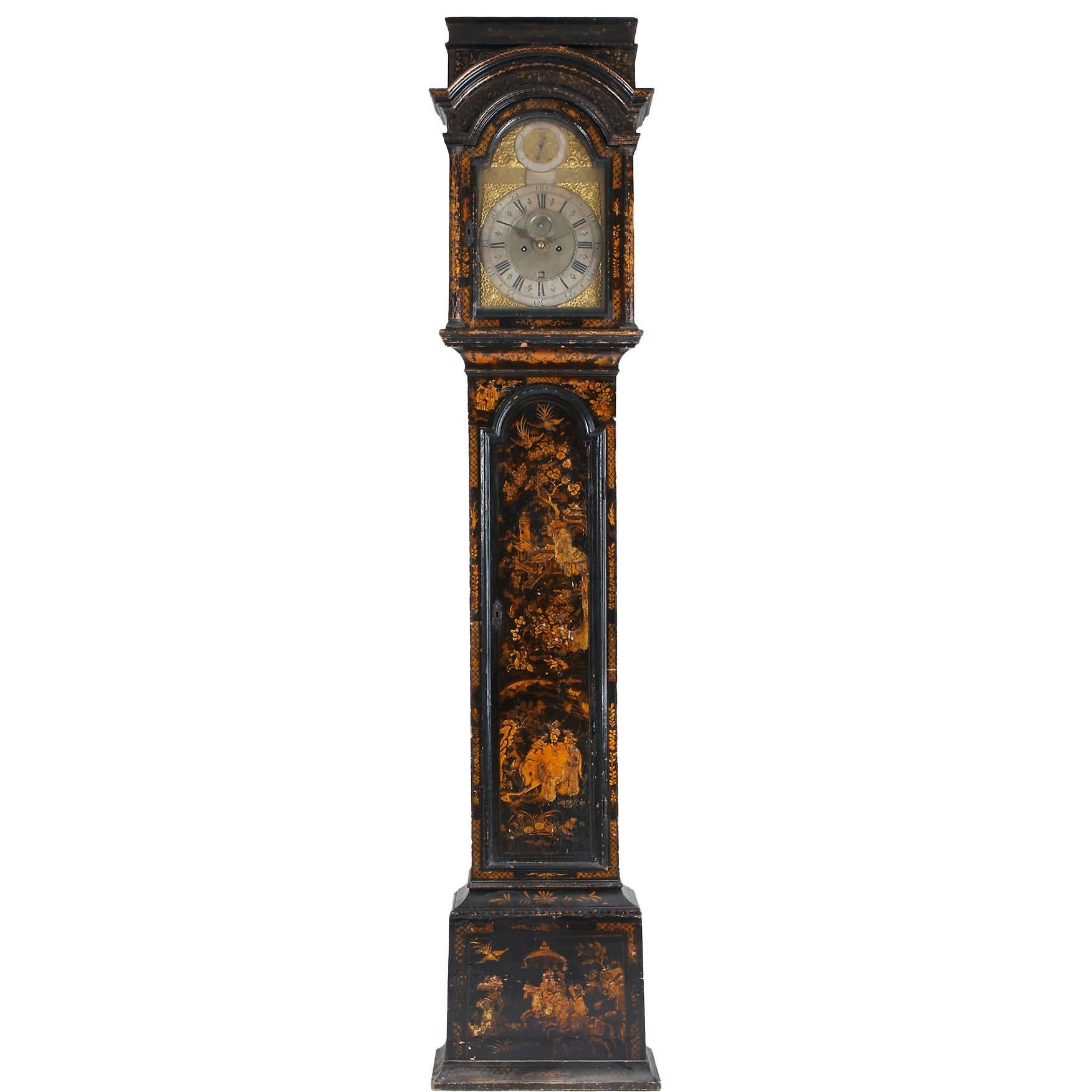 Longcase Clock by Alexander Giroust, circa 1730 For Sale