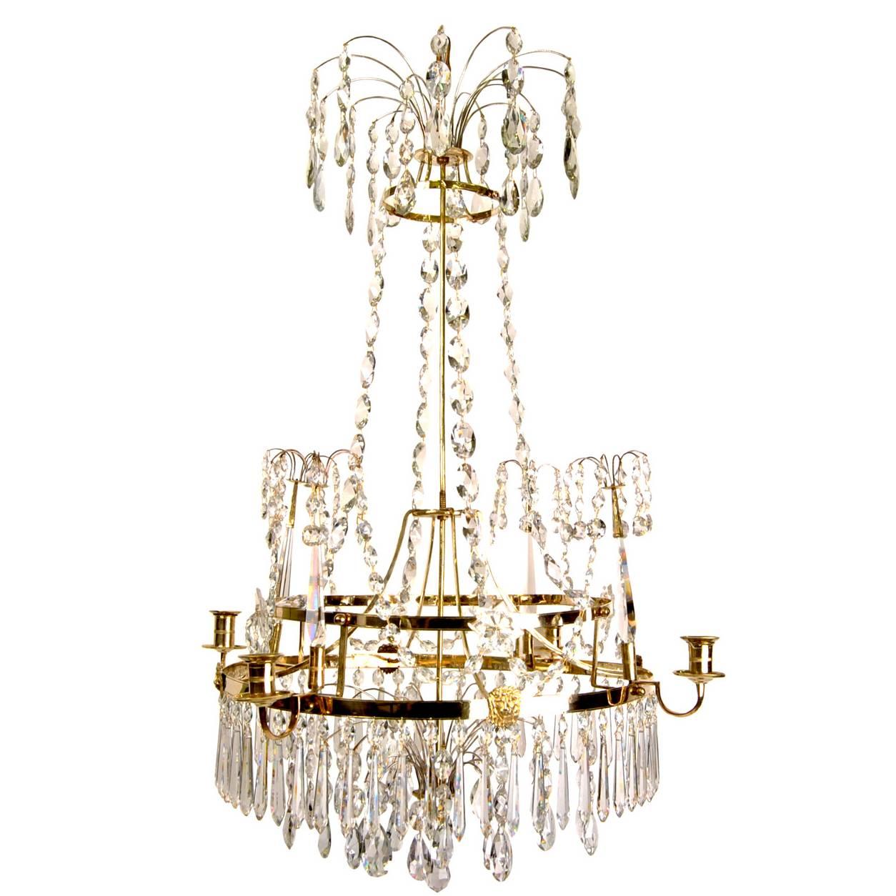 18th Century Gustavian Chandelier