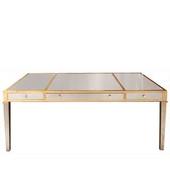 John Vesey Partner's Desk in Steel and Bronze