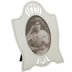 Sterling Silver Photograph Frame, Antique George V 8