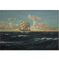 
Full Sail
 Oil on Canvas, Signed