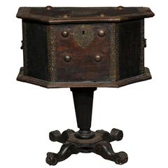 19th-20th Century Spanish Coffer on Pedestal 4