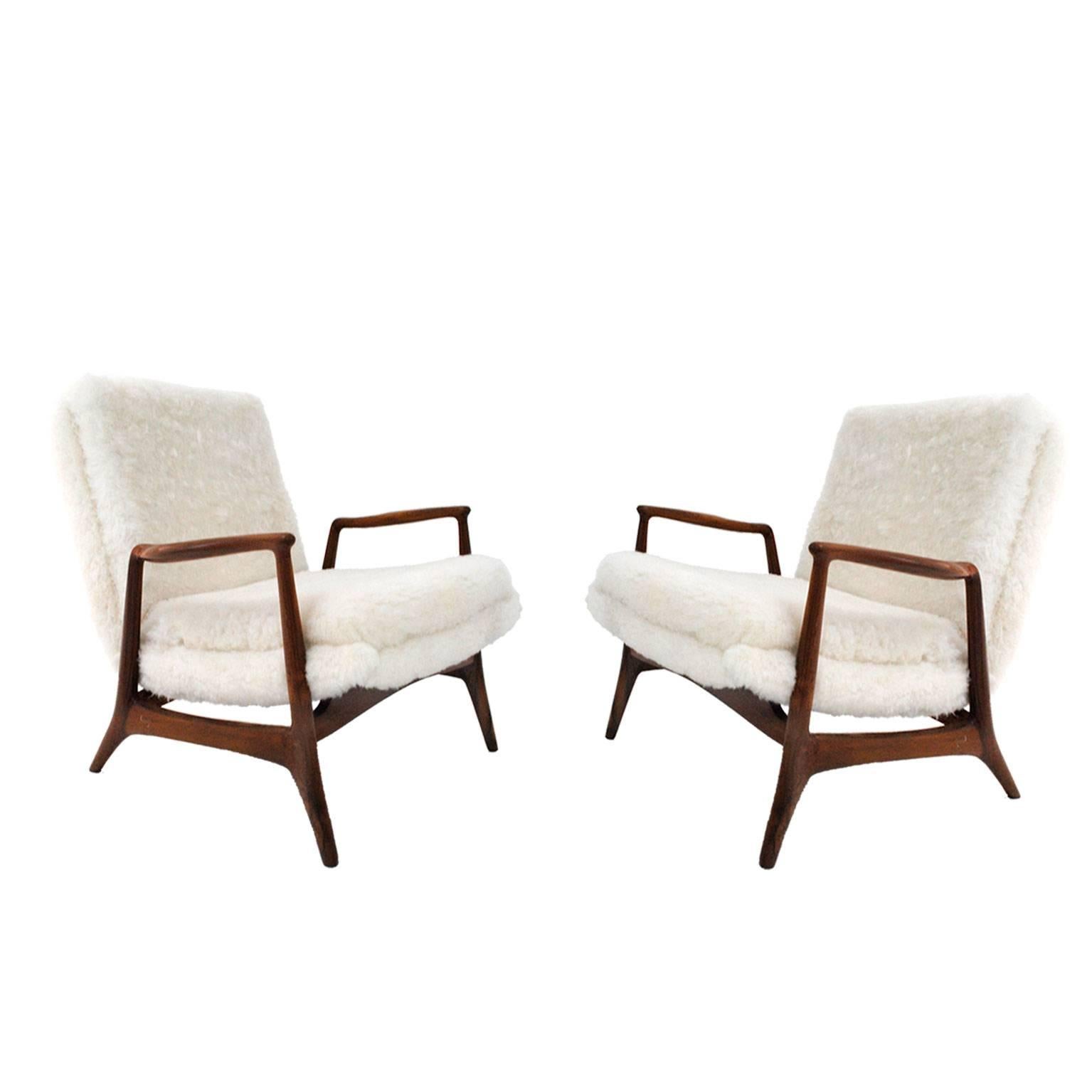 Pair of Armchairs Designed by Vladimir Kagan