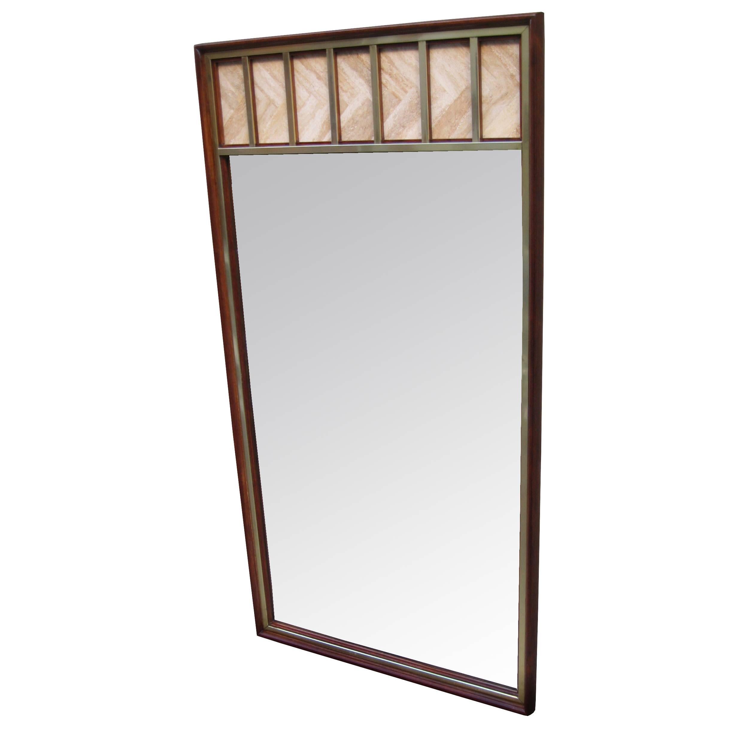 Modernist Mirror Designed by Edward Wormley