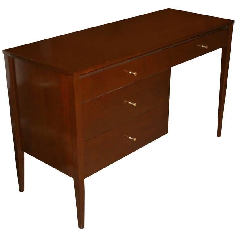 Paul McCobb Four-Drawer Walnut Planner Group Desk