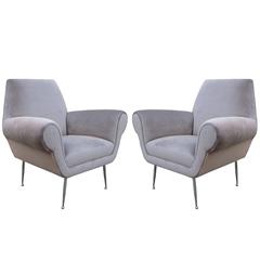 Pair of Italian Club Chairs 3