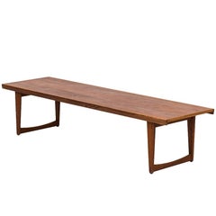 Yngve Ekström side table / bench produced by Westbergs in Sweden