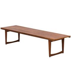 Yngve Ekström side table / bench produced by Westbergs in Sweden 1