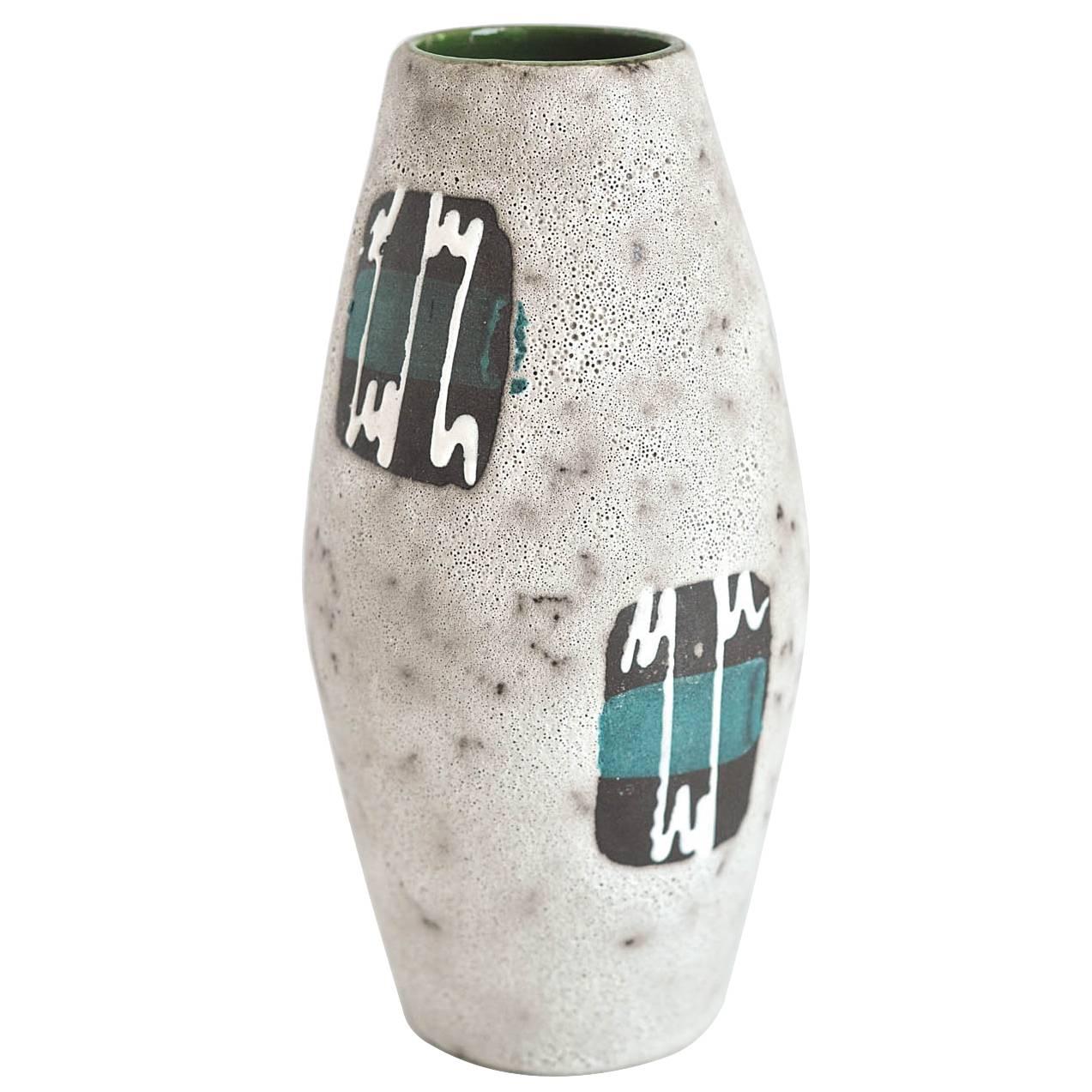 1970s West German Ceramic Vase by Scheurich Keramik Co. For Sale