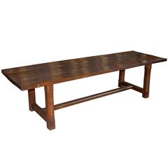 Antique English Oak Refectory Table