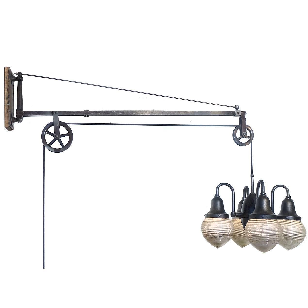 Original Swing Arm Dental Pulley Lamp