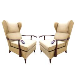 Pair of Armchairs, Design Paolo Buffa